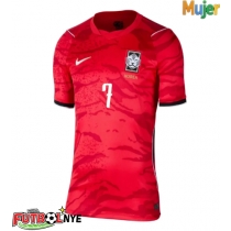 Camiseta Corea del Sur Son Heung-min #7 Primera Equipación para mujer Mundial 2026 manga corta